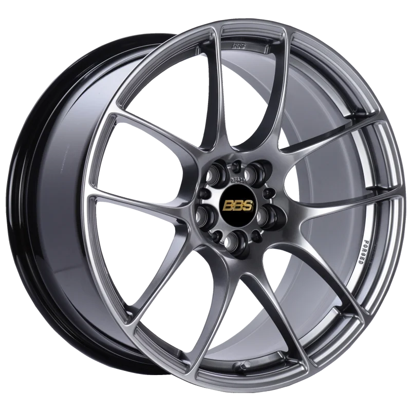 BBS RF 18x9 5x100 ET45 Diamond Black Wheel -70mm PFS/Clip Required