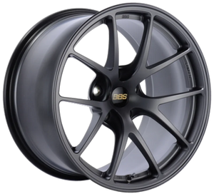 BBS RI-A 18x10.5 5x120 ET37 PFS Matte Graphite Wheel -82mm PFS/Clip Required