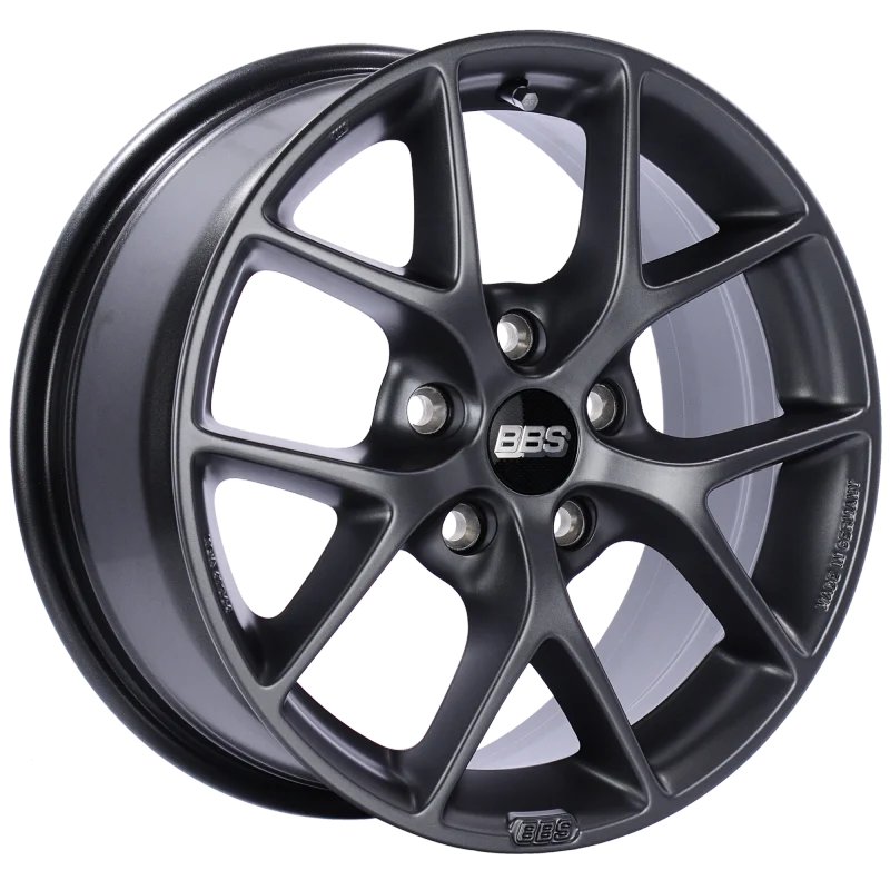 BBS SR 16x7 5x114.3 ET45 Satin Grey Wheel -82mm PFS/Clip Required