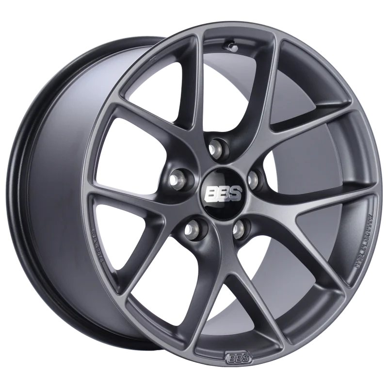BBS SR 18x10 5x130 ET41 CB71.6 Satin Grey Wheel - Main Product View