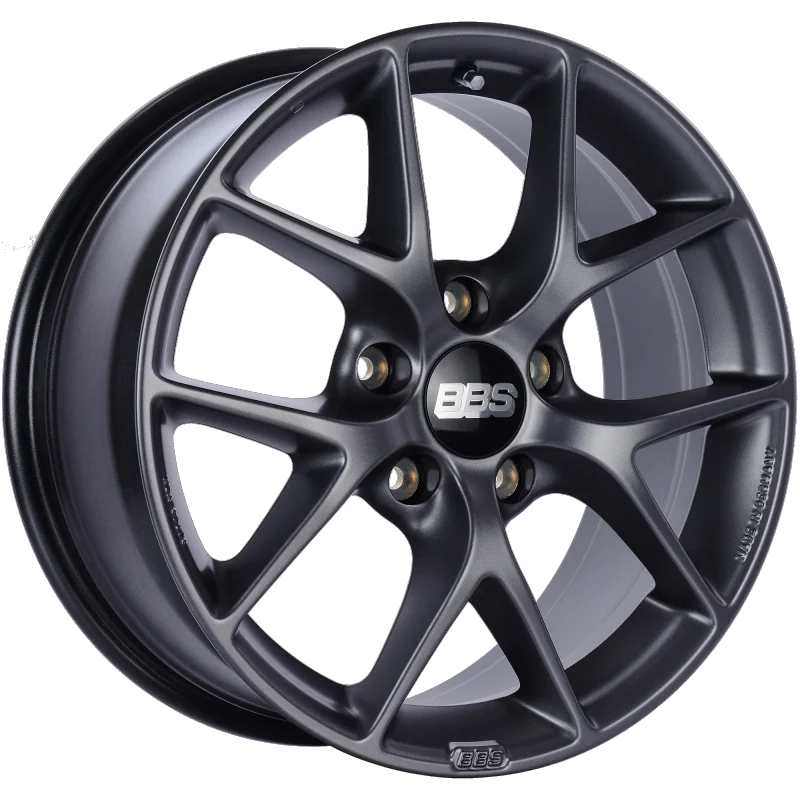 BBS SR 18x8 5x130 ET50 CB71.6 Satin Grey Wheel - Main Product View