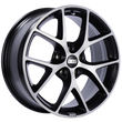 Load image into Gallery viewer, BBS SR 19x8.5 5x112 ET32 Satin Black Diamond Cut Face Wheel -82mm PFS/Clip Required