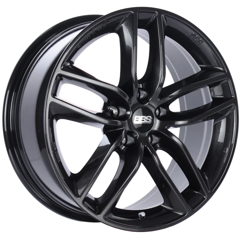 BBS SX 18x8 5x120 ET45 Crystal Black Wheel -82mm PFS/Clip Required