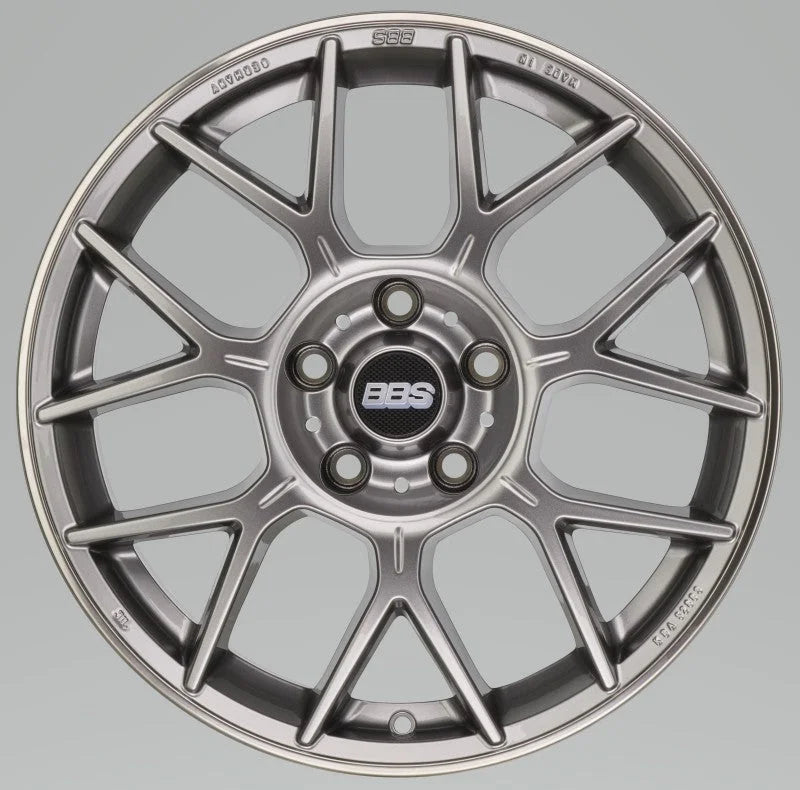 BBS XR 20x8.5 5x108 ET40 Platinum Gloss Wheel -70mm PFS/Clip Required - Main Product View