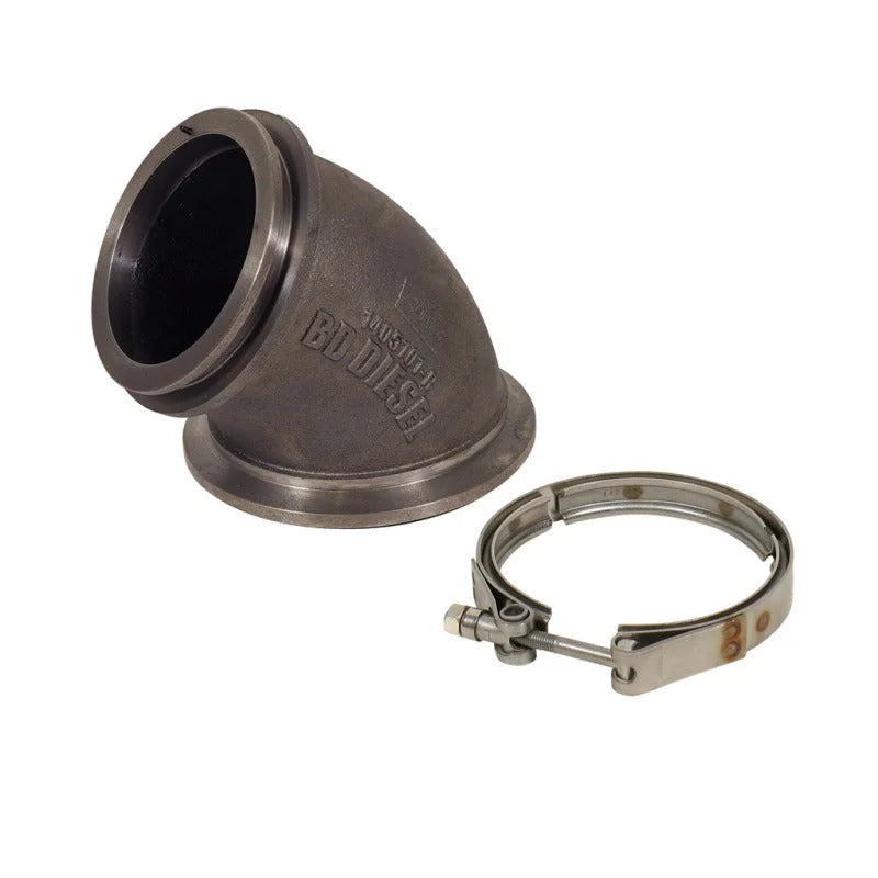 BD Diesel 07.5-12 Dodge Cummins 6.7L Exhaust Elbow Turbo Cast - Main Product View