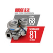 Load image into Gallery viewer, BD Diesel 13-18 Dodge 6.7L Cummins 64.5mm Compressor 70mm Turbine Screamer Turbo - Additional View 5