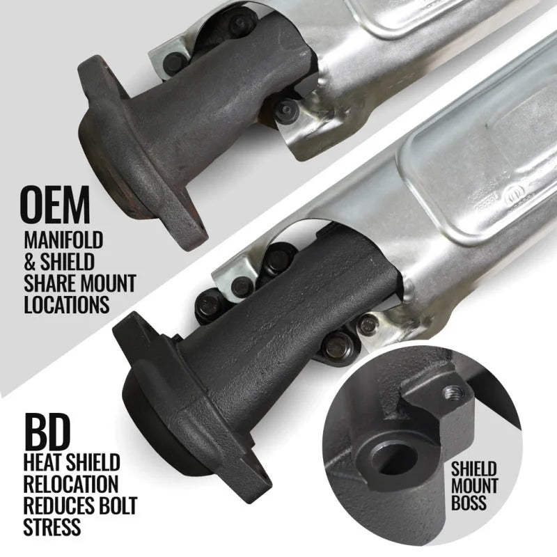 BD Diesel 19-24 Dodge/Ram 1500 5.7L Hemi DT Exhaust Manifold Kit - Additional View 8