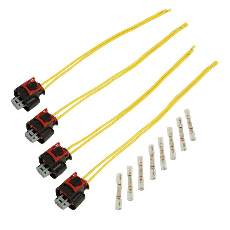 BD Diesel 2017+ Chevy/GM L5P Injector Connector Pigtail Kit - 4 Pack - Main Product View