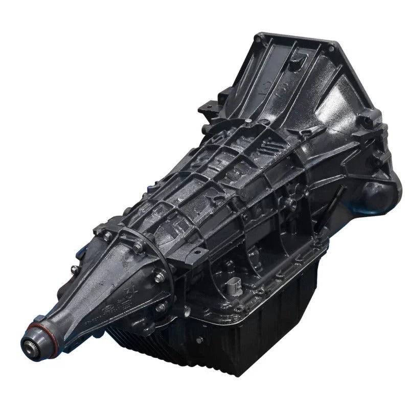 BD Diesel 95-97 Ford F250/F350 7.3L 2WD Roadmaster E4OD Transmission & Converter Package - Side View