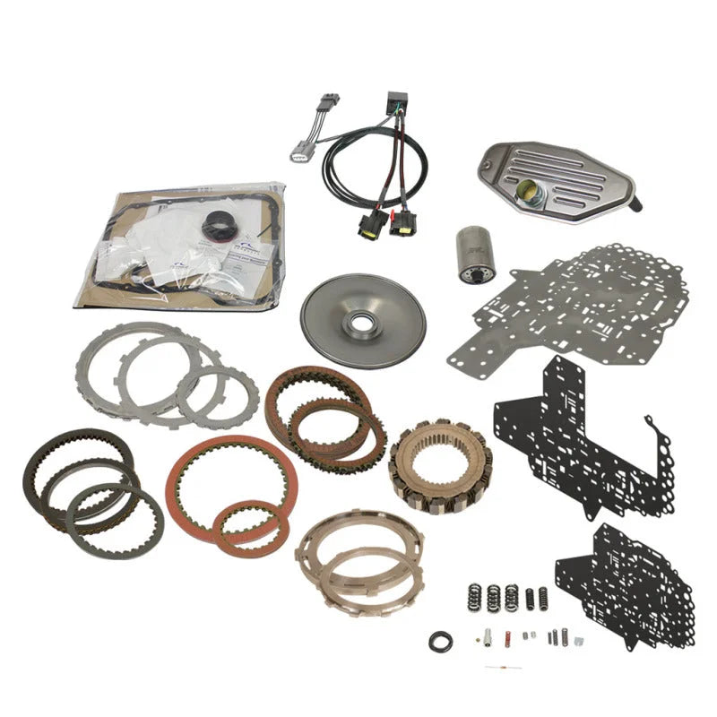 BD Diesel Built-It Trans Kit 5/07-16 Dodge 68RFE Stage 4 Master Rebuild Kit c/w ProTect 68 - Side View