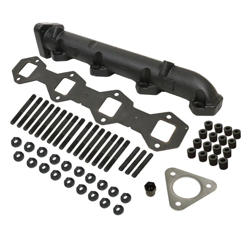 BD Diesel Driver Side Exhaust Manifold Kit - Ford 2011-2016 F250/F350 6.7L PowerStroke - Side View