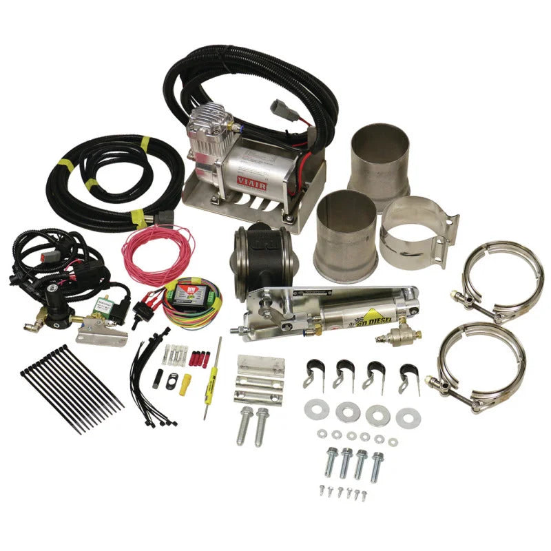 BD Diesel Exhaust Brake - Universal 4.0in c/w Air Compressor - Main Product View