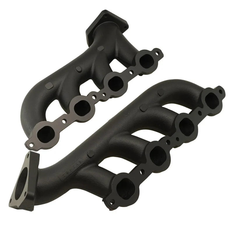 BD Diesel Exhaust Manifold Kit - 02-13 Chevy Silverado 1500 & GMC Sierra 1500 V8 - Back View