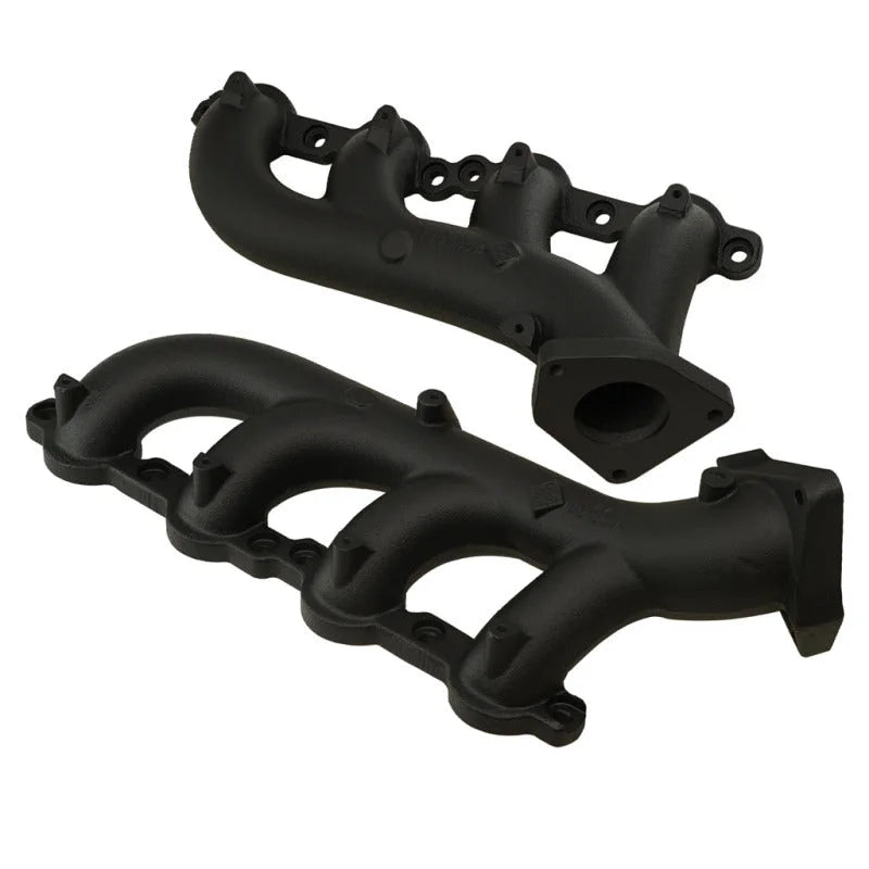 BD Diesel Exhaust Manifold Kit - 02-13 Chevy Silverado 1500 & GMC Sierra 1500 V8 - Installation View