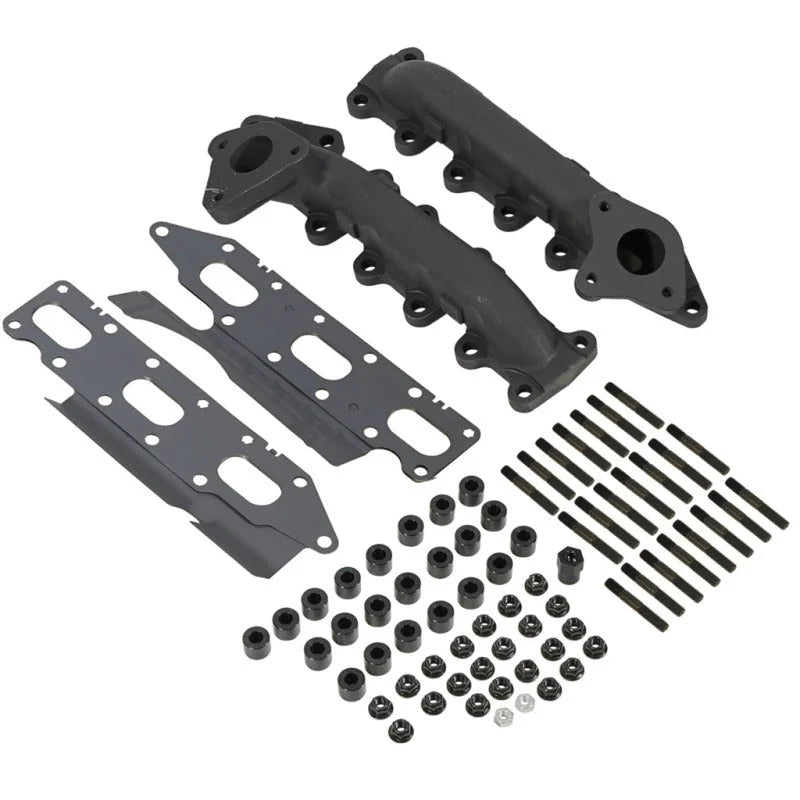 BD Diesel Exhaust Manifold Set - Ford F-150 3.5L Ecoboost 11-16 - Back View