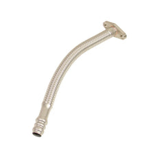 Load image into Gallery viewer, BD Diesel Flexible 12in Turbo Oil Drain Line - Side View