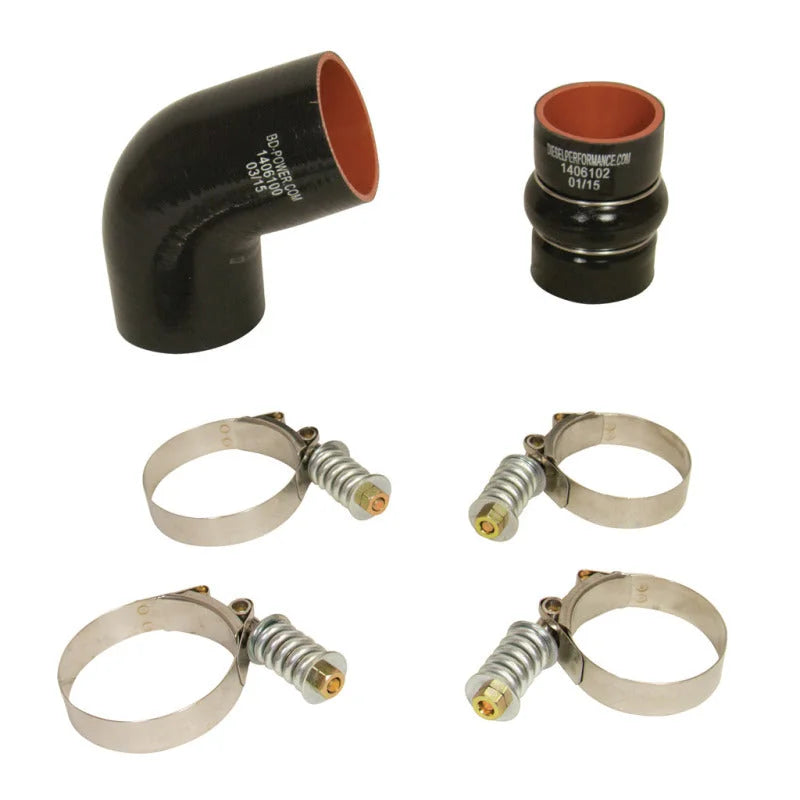 BD Diesel Intercooler Hose & Clamp Kit - 2006-2010 Chevy Duramax (DS) - Main Product View