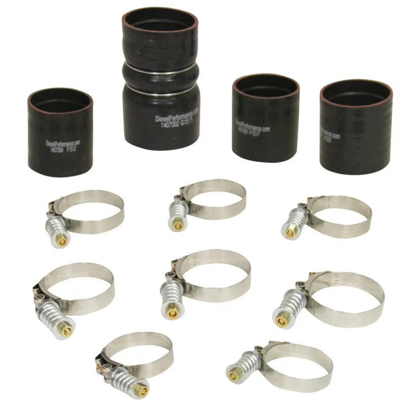 BD Diesel Intercooler Hose & Clamp Kit - 2008-2010 Ford 6.4L Powerstroke - Main Product View