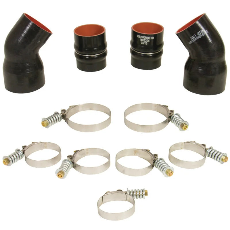 BD Diesel Intercooler Hose/Clamp Kit - Dodge 1994-2002 - Main Product View