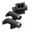 Load image into Gallery viewer, BD Diesel Pre-2002 ISX / Cummins Signature 600 ISX T6 Ceramic Coated Exhaust Manifold - Back View