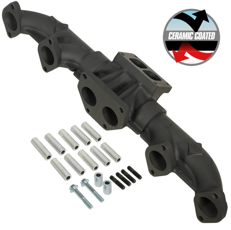 BD Diesel Pre-2002 ISX / Cummins Signature 600 ISX T6 Ceramic Coated Exhaust Manifold - Additional View 5