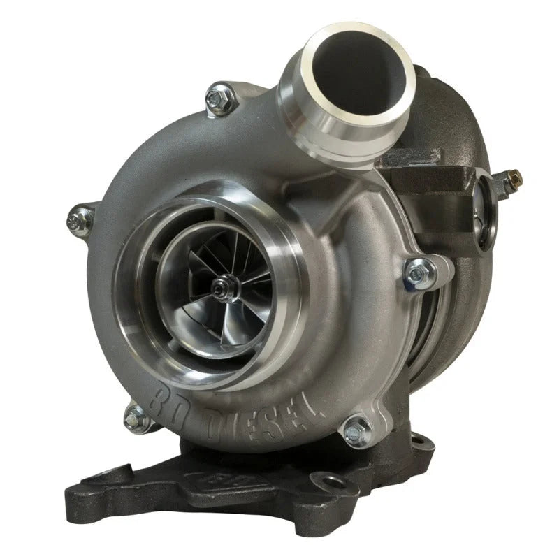 BD Diesel Retro Screamer Turbo Kit - 11-14 Ford F250/F350 & 11-16 Ford F450/F550 6.7L Powerstroke - Back View