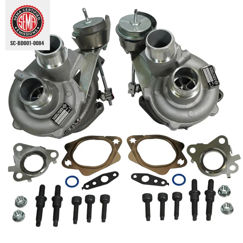 BD Diesel Screamer Turbo Kit - 13-16 Ford F-150 3.5L Ecoboost - Back View