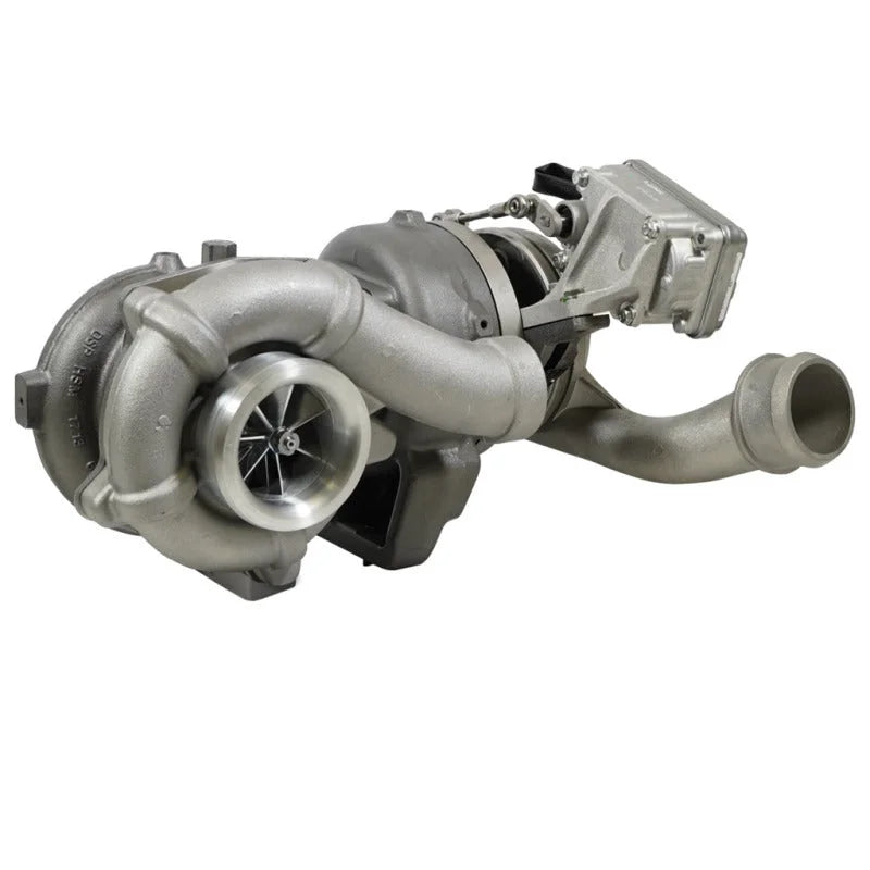 BD Diesel Screamer V2S Twin Turbo System - Ford 6.4L 2008-2010 w/o Air Intake Kit - Back View