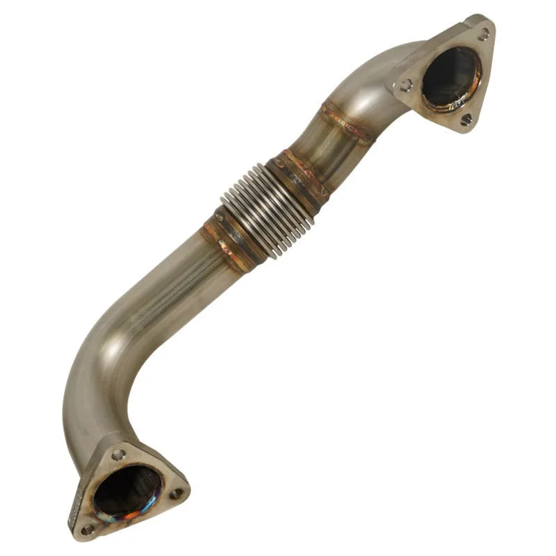 BD Diesel UpPipe Kit - Ford 08-10 6.4L w/EGR Connector - Side View