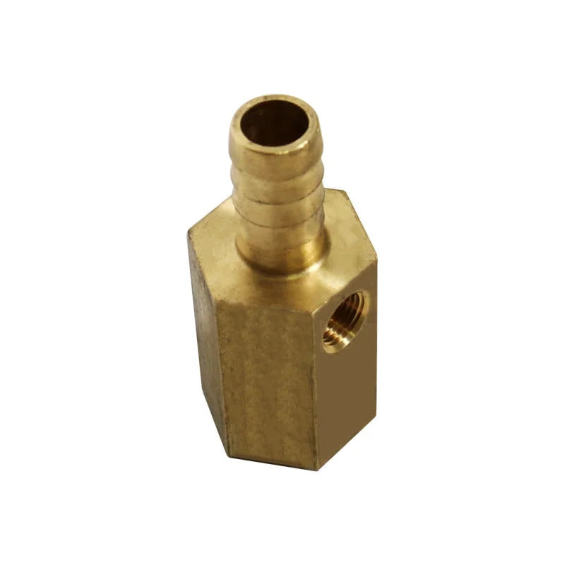 BD Diesel Xtrude Trans Cooler Temperature Adapter (1300620/1300621) - 10 JICM x 1/2 Barb - Side View