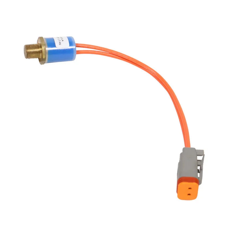BD Diesel Xtrude Trans Cooler Temperature Sensor w/ Black Leads (180 On / 160 Off) - Side View