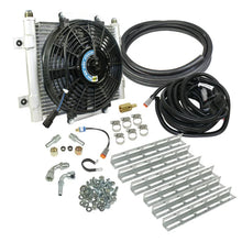 Load image into Gallery viewer, BD Diesel Xtruded Trans Oil Cooler - 3/8 inch Cooler Lines - Side View