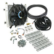 Load image into Gallery viewer, BD Diesel Xtruded Trans Oil Cooler - 5/16 inch Cooler Lines - Side View