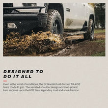 Load image into Gallery viewer, BFGoodrich All Terrain T/A KO3 LT255/60R20/D 115/112S - Back View