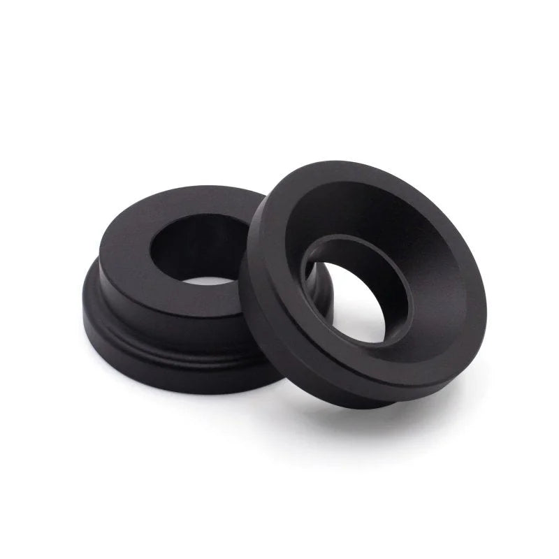 BLOX 2-Piece Billet Aluminum Solid Shifter Bushing B-Series Transmissions - Black - Side View