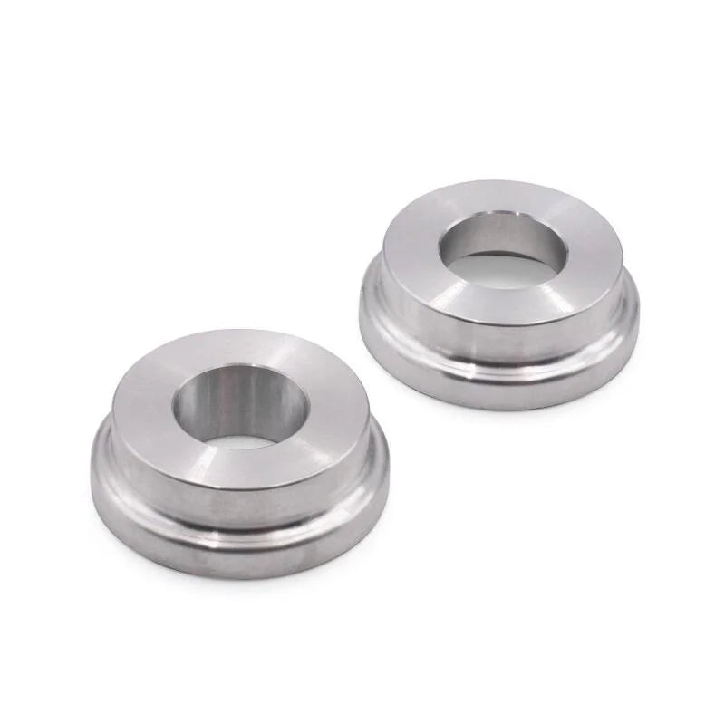 BLOX 2-Piece Billet Aluminum Solid Shifter Bushing B-Series Transmissions - Silver - Main Product View