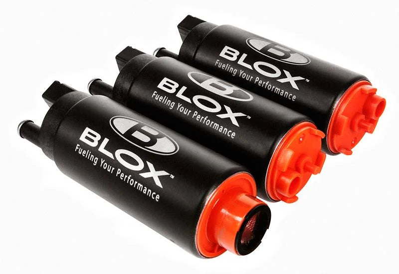 BLOX 300LPH Ethanol Compatible Compact Fuel Pump - Side View