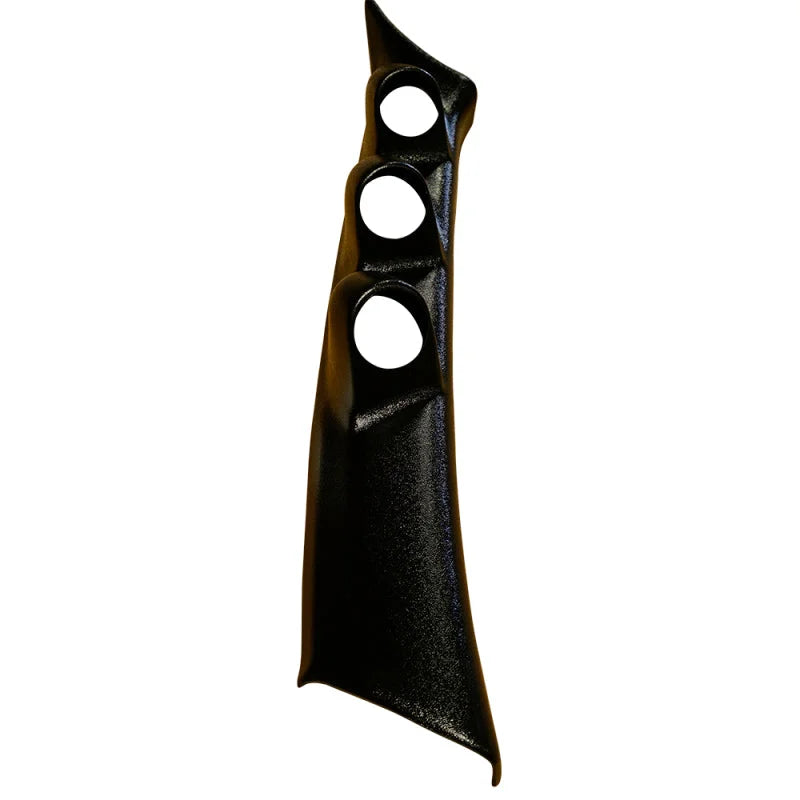 BLOX Racing 01-05 Honda Civic Pillar Pod Gauge Mount - 3 Gauges - Side View