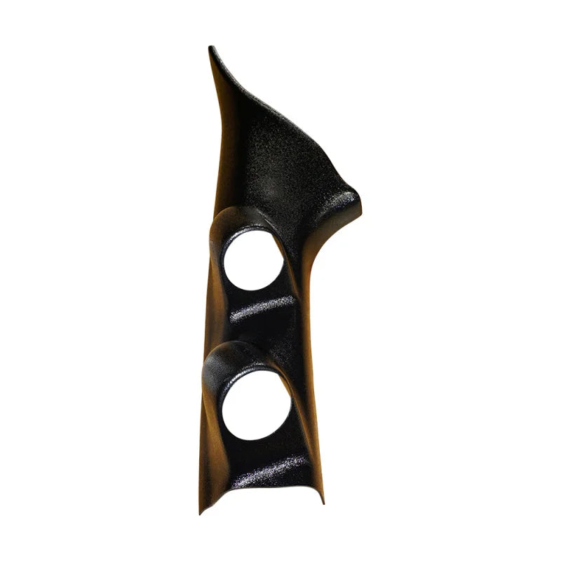 BLOX Racing 01-05 Honda Civic Si Pillar Pod Gauge Mount - 2 Gauges - Side View
