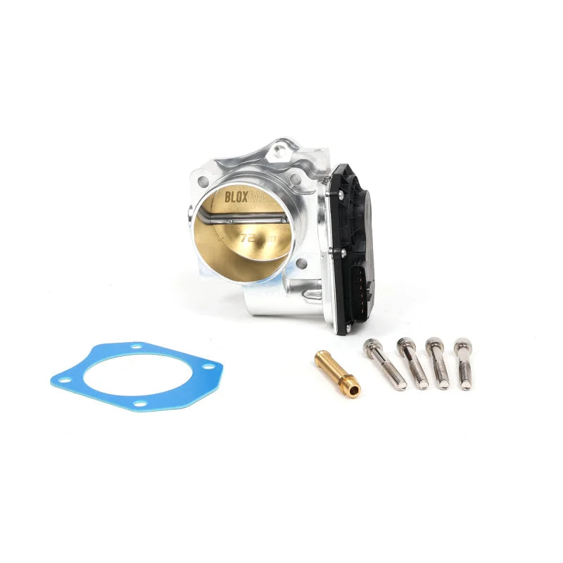 BLOX Racing 06-11 Honda Civic Si DBW 72mm Billet Throttle Body - Silver - Additional View 5