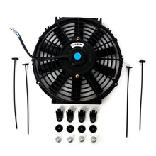Load image into Gallery viewer, BLOX Racing 10inch Electric Slim Fan - Black - Back View