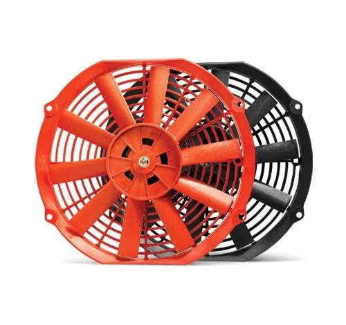 BLOX Racing 10inch Electric Slim Fan - Red - Main Product View