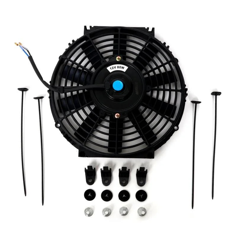 BLOX Racing 12inch Electric Slim Fan - Black - Additional View 5