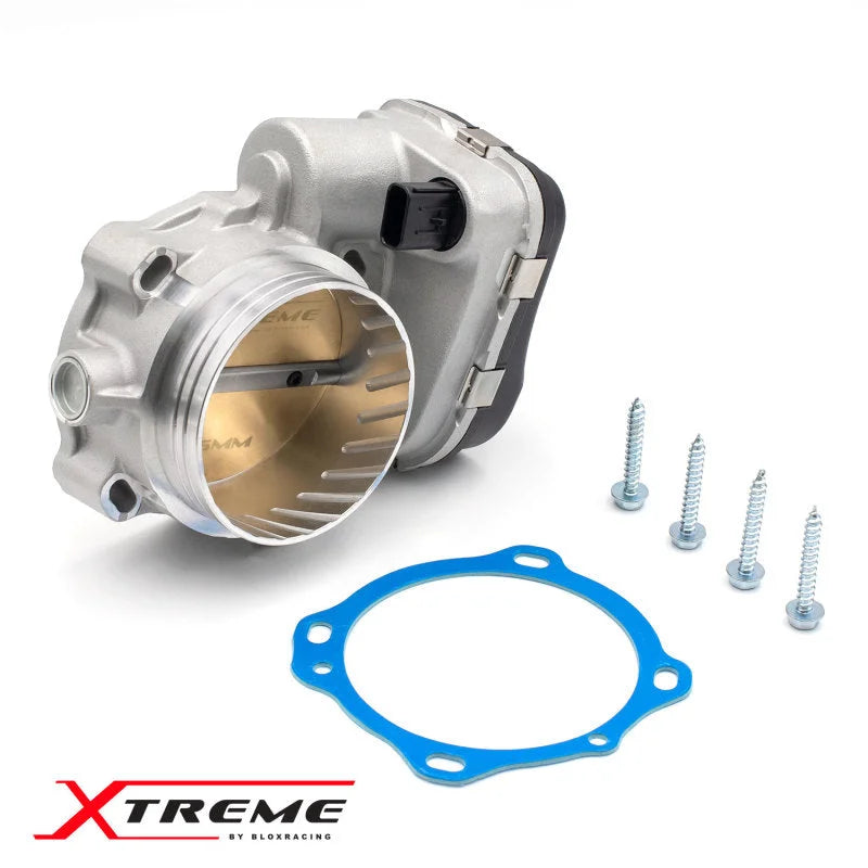 BLOX Racing 13-21 Dodge Charger/Challenger 5.7L/6.4L HEMI 85mm Tuner Series Throttle Body - Back View