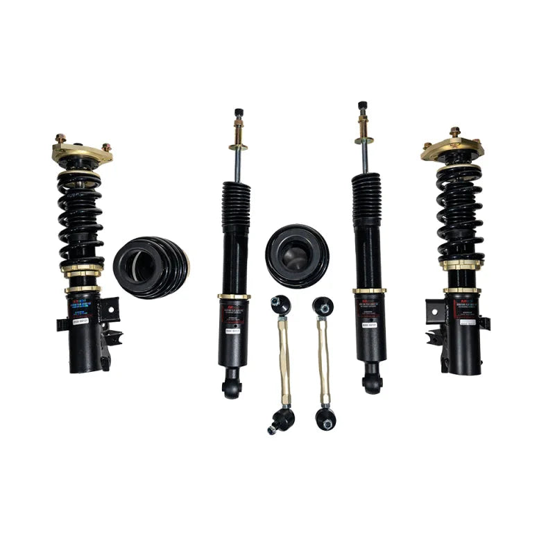 BLOX Racing 14-15 Honda Civic SI Plus Series Fully Adjustable Coilovers - Back View