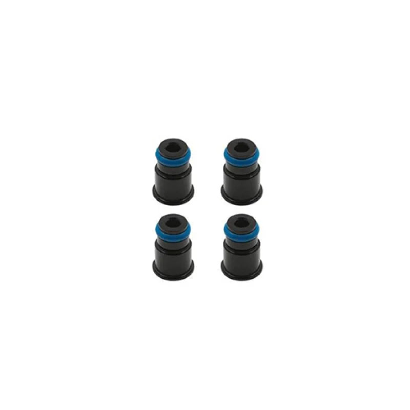 BLOX Racing 14mm Adapter Top (1/2in) w/Viton O-Ring & Retaining Clip (Set of 4) - Side View