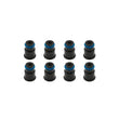 Load image into Gallery viewer, BLOX Racing 14mm Adapter Top (1/2in) w/Viton O-Ring &amp; Retaining Clip (Set of 8) - Side View