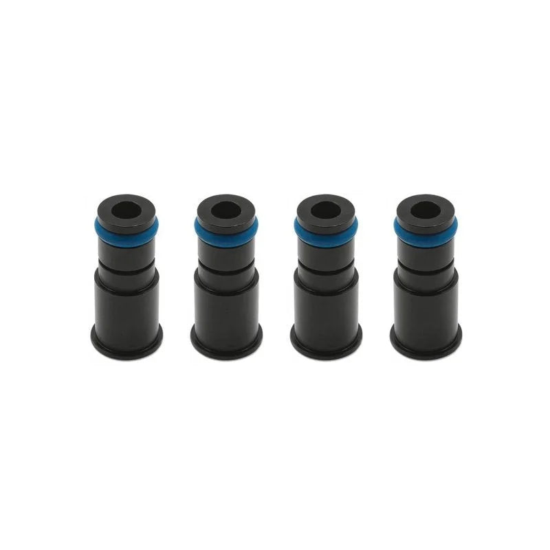 BLOX Racing 14mm Adapter Top (1in) w/Viton O-Ring & Retaining Clip (Set of 4) - Side View