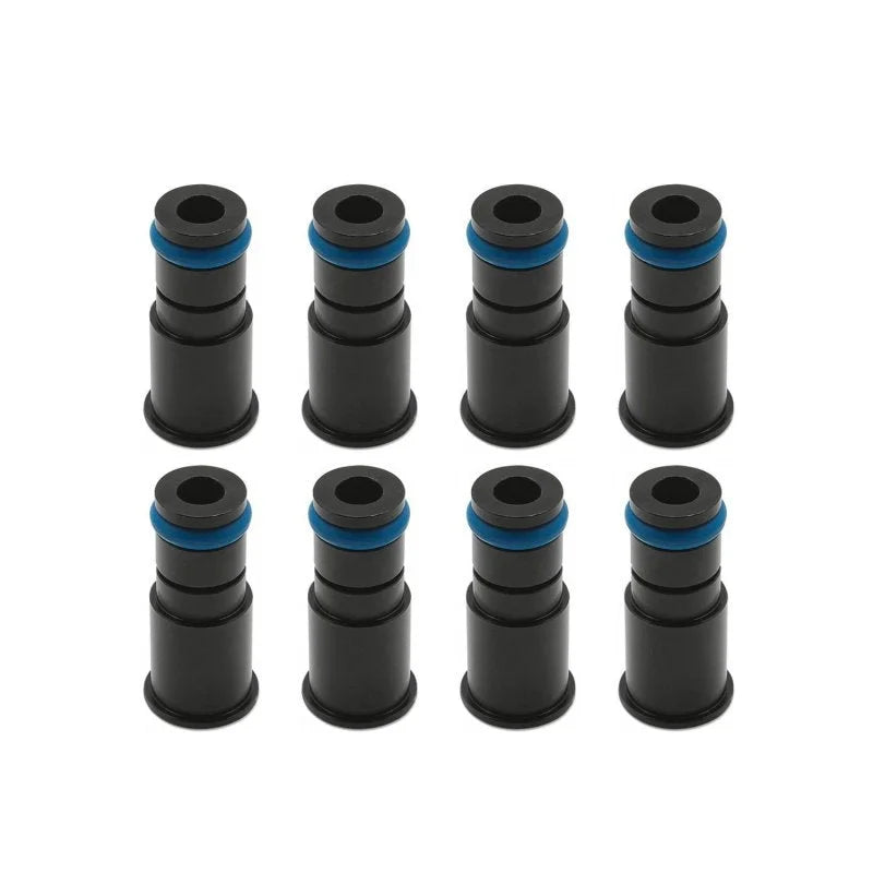 BLOX Racing 14mm Adapter Top (1in) w/Viton O-Ring & Retaining Clip (Set of 8) - Main Product View