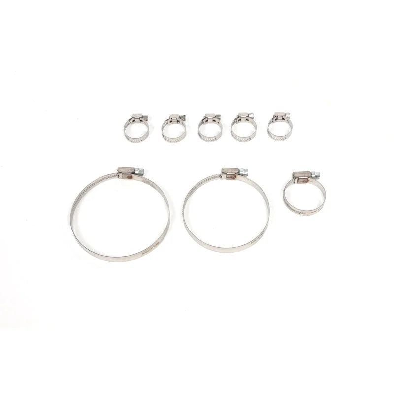 BLOX Racing 15-21 Subaru WRX Hardware Kit for 3in Turbo Inlet Hose Black - Installation View